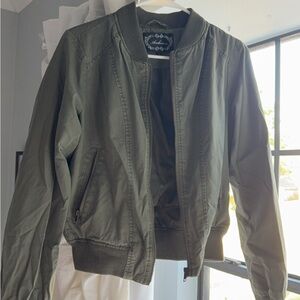 Green Bomber Jacket